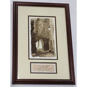 Vintage 2002 Carpentree Art Print 20" x 14" Proverbs 20:24 Steps We Take